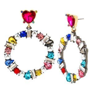 Betsey Johnson GYPSY HOOP EARRINGS